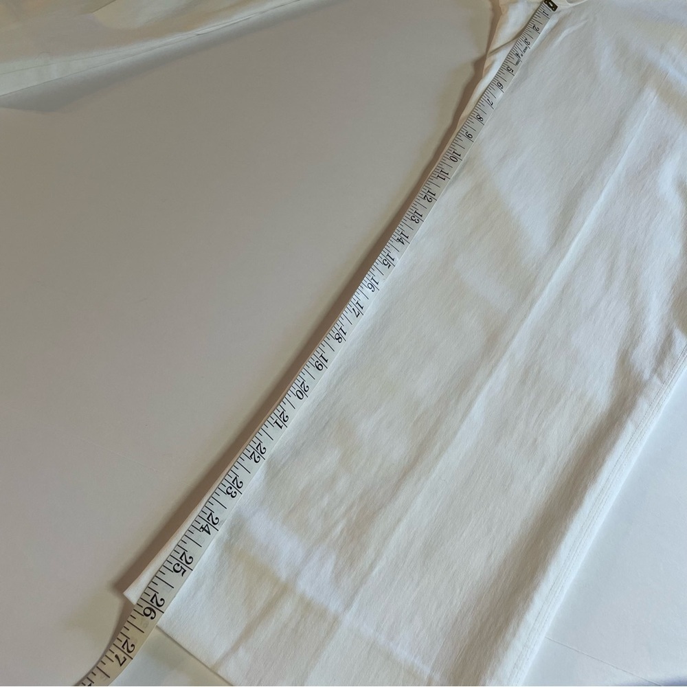 Elliott Lauren Women's Pull On Ankle Pant White Size 16 - Picture 13 of 15